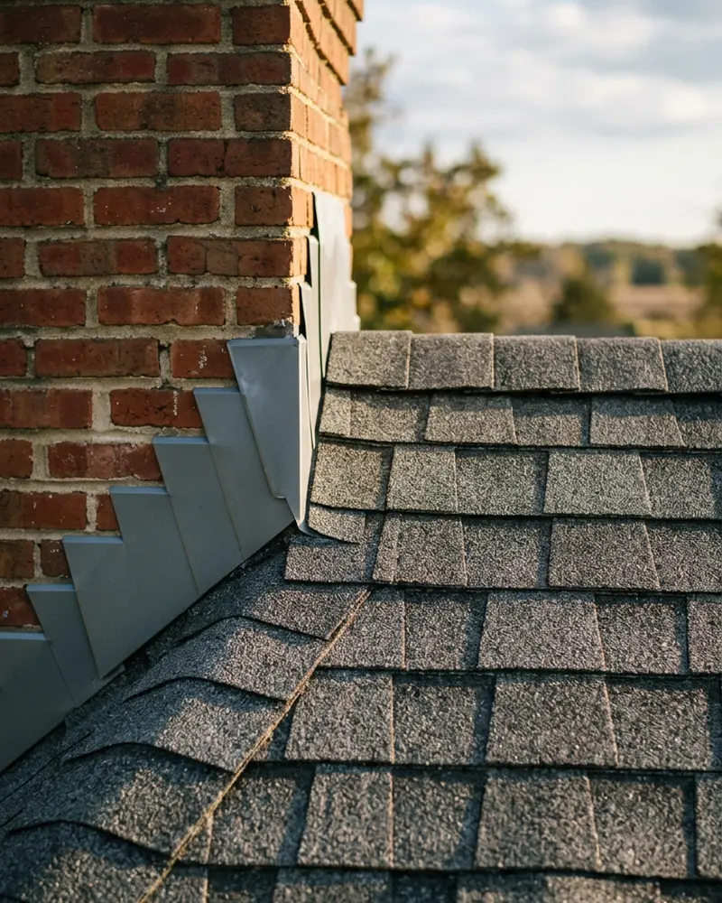 Close-up of Chimney Repair work by Beardman Building Services in Oldsmar